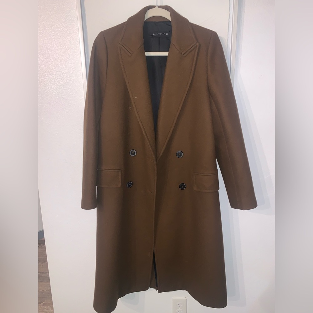 Zara Brown Long Coat